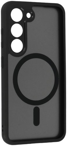 TopQ Full Matte Mag Cover for Samsung Galaxy S23 black - Phone Cover - Main image