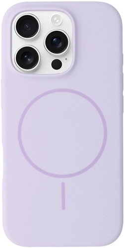TopQ Zadní kryt Magsafe Slim Silicone pro iPhone 16 Pro purple - Kryt na mobil - Hlavní obrázek