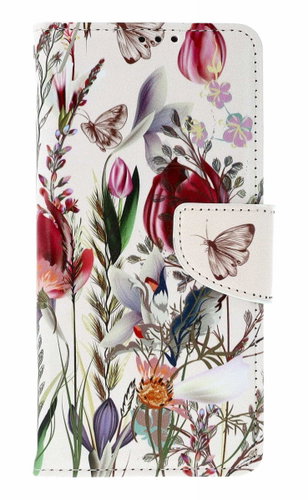 TopQ Design Case for Xiaomi Redmi Note 14 Book-Style Blooming Spring - Phone Case - Main image