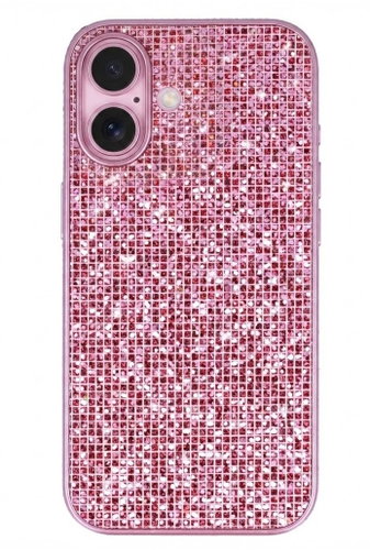 TopQ Zadní kryt Flash na iPhone 16 světle růžový - Phone Cover - Main image
