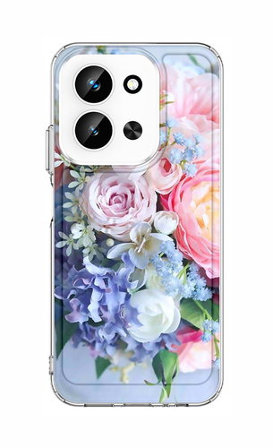 TopQ Image Case for Xiaomi Redmi 15C Rigid Bouquet - Phone Cover - Main image