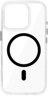 TopQ Zadní kryt Glossy Magsafe Clear iPhone 16 Pro Max black - Phone Cover