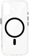 TopQ Zadní kryt Glossy Magsafe Clear iPhone 16 black - Phone Cover
