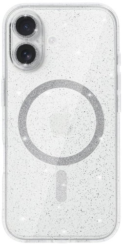 TopQ Glitter MagSafe Back Cover for iPhone 17 Transparent - Phone Cover - Main image