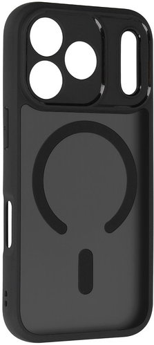 TopQ Full Matte Mag Cover for iPhone 17 Pro Max Black - Phone Cover - Main image