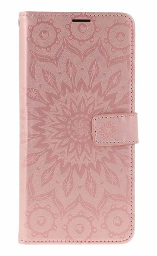 TopQ Wallet Case for Xiaomi Redmi 15C Mandala Pink - Phone Case - Main image