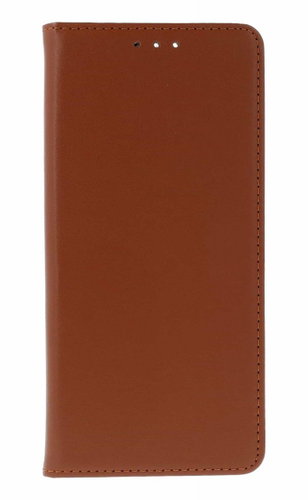 TopQ Leather SMART PRO Book Case for Xiaomi Redmi 15C Brown - Phone Case - Main image