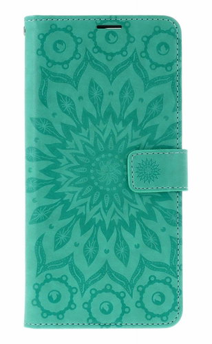 TopQ Wallet Case for Xiaomi Redmi 15C Mandala Green - Phone Case - Main image