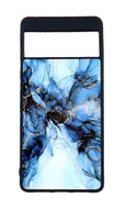 TopQ Kryt Marble Google Pixel 7 5 G pevný Smoky Blue - Phone Cover