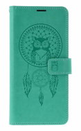 TopQ Pouzdro Xiaomi Redmi 15 Knížkové Lapač se sovičkou zelené - Phone Case