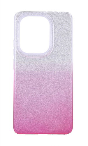 TopQ Case for Xiaomi Redmi 15C Glitter Silver/Pink - Phone Cover - Main image