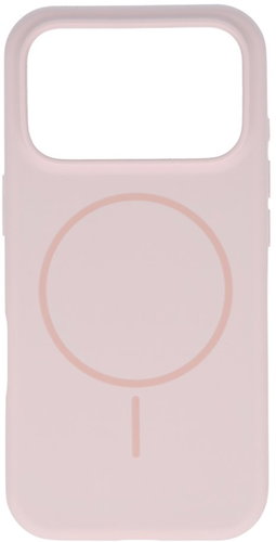 TopQ Magsafe Slim Silicone Back Cover for iPhone 17 Pro Light Pink - Phone Cover - Main image
