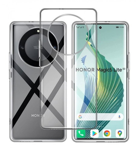 TopQ Cover Honor Magic5 Lite 5G transparent ultrathin 0.5 mm 114590 - Phone Cover - Main image