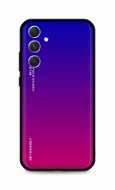 TopQ Kryt LUXURY Samsung A14 pevný duhový fialový 115011 - Phone Cover