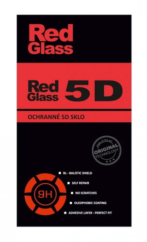 RedGlass Tempered glass Xiaomi Redmi 7 5D black 110966 - Glass Screen Protector - Main image