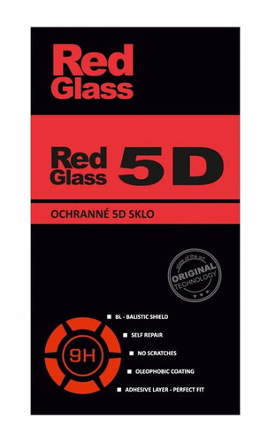 RedGlass Tvrzené sklo Honor 20 Lite 5D černé 110153 - Glass Screen Protector - Main image