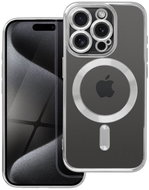 TopQ Electro iPhone 15 Pro MagSafe cover with silver frame 115602 - Phone Cover