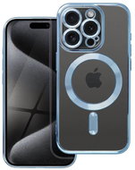 TopQ Kryt Electro iPhone 15 Pro MagSafe s modrým rámečkem 115601 - Phone Cover