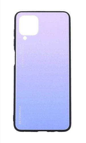 TopQ Kryt LUXURY Samsung A12 pevný pastelový fialový 109093 - Phone Cover - Main image