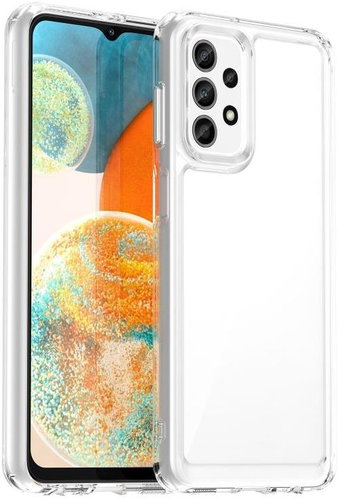 TopQ Kryt Samsung A23 5G Super Clear Hybrid pevný průhledný 115630 - Phone Cover - Main image