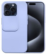 TopQ Lens cover iPhone 15 Pro purple 109601 - Phone Cover