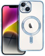 TopQ Kryt Electro iPhone 14 MagSafe s modrým rámikom 115619 - Kryt na mobil