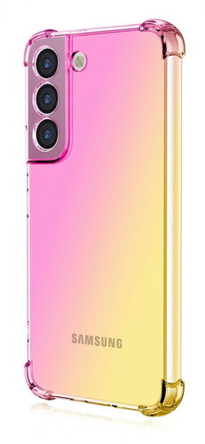 TopQ Cover Samsung S23 Shock rainbow pink-yellow 110297 - Phone Cover - Main image