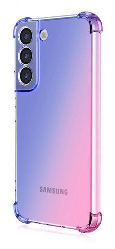 TopQ Kryt Samsung S23 Shock duhový modro-růžový 110296 - Phone Cover - Main image