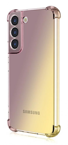 TopQ Cover Samsung S23 Shock rainbow purple-yellow 110295 - Phone Cover - Main image
