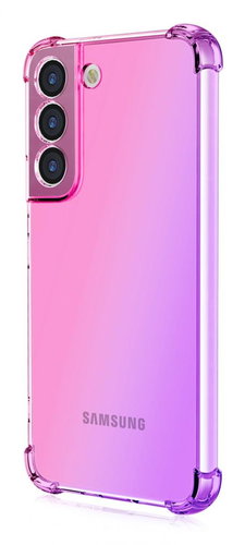 TopQ Kryt Samsung S23 Shock duhový růžovo-fialový 110294 - Phone Cover - Main image