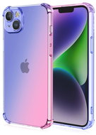 TopQ Kryt iPhone 14 Shock duhový modro-růžový 110293 - Phone Cover