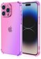 TopQ Kryt iPhone 14 Pro Shock dúhový ružovo-fialový 110282 - Kryt na mobil