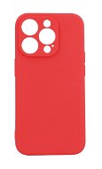 TopQ Kryt Pastel iPhone 15 Pro červený 111536 - Kryt na mobil