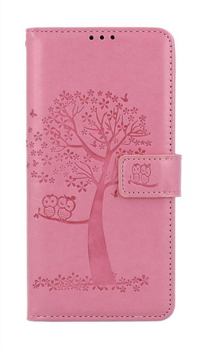 TopQ Pouzdro Xiaomi Redmi Note 12 knížkové Růžový strom sovičky 111680 - Phone Case - Main image
