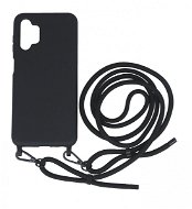 TopQ Kryt Simple Samsung A13 černý se šňůrkou111339 - Kryt na mobil