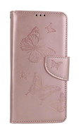 TopQ Pouzdro Xiaomi Redmi Note 12 knížkové Butterfly růžové světlé 112025 - Phone Case