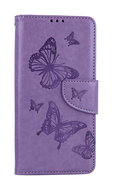TopQ Pouzdro Xiaomi Redmi Note 12 knížkové Butterfly fialové 112015 - Phone Case