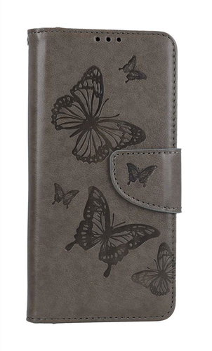 TopQ Pouzdro Xiaomi Redmi Note 12S knížkové Butterfly šedé 111961 - Phone Case - Main image