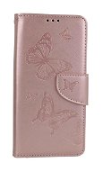 TopQ Pouzdro Samsung A54 5G knížkové Butterfly růžové světlé 111886 - Phone Case