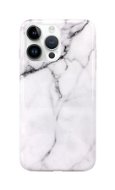 TopQ Kryt iPhone 15 Pro Mramor bílý 99931 - Phone Cover