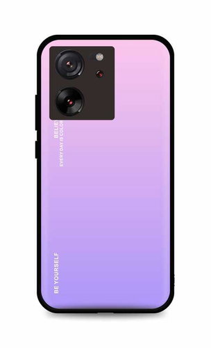 TopQ Kryt LUXURY Xiaomi 13T pevný duhový růžový 111528 - Phone Cover - Main image