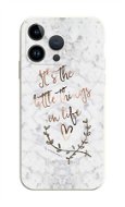 TopQ Kryt iPhone 14 Pro Mramor Little things 111306 - Phone Cover