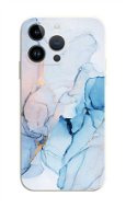 TopQ Kryt iPhone 14 Pro Mramor modrý 111302 - Phone Cover