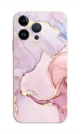 TopQ Kryt iPhone 14 Pro Mramor růžový 110929 - Phone Cover