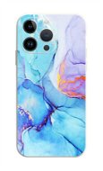 TopQ Kryt iPhone 15 Pro Mramor modro-fialový 110926 - Phone Cover