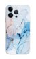 TopQ Kryt iPhone 15 Pro Mramor modrý 110925 - Kryt na mobil