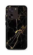 TopQ Kryt LUXURY Xiaomi 13T Pro pevný Marble černo-zlatý 111541 - Phone Cover