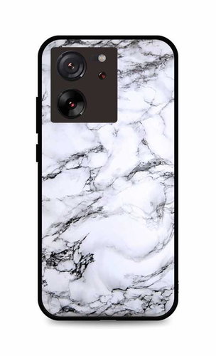 TopQ Kryt LUXURY Xiaomi 13T pevný Marble White 111538 - Phone Cover - Main image
