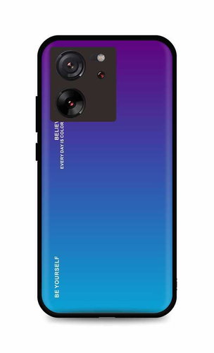 TopQ Kryt LUXURY Xiaomi 13T pevný duhový purpurový 111523 - Phone Cover - Main image