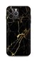 TopQ Kryt LUXURY iPhone 15 Pro pevný Marble čierno-zlatý 111296 - Kryt na mobil